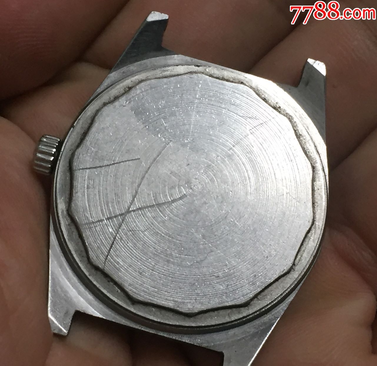 少见河南新乡手表厂生产的拼音标中原