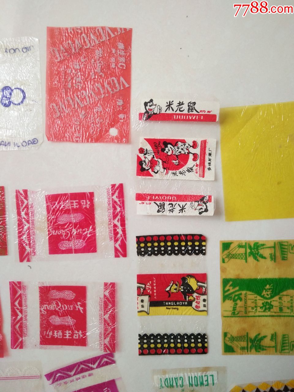 塑料糖纸29张合售