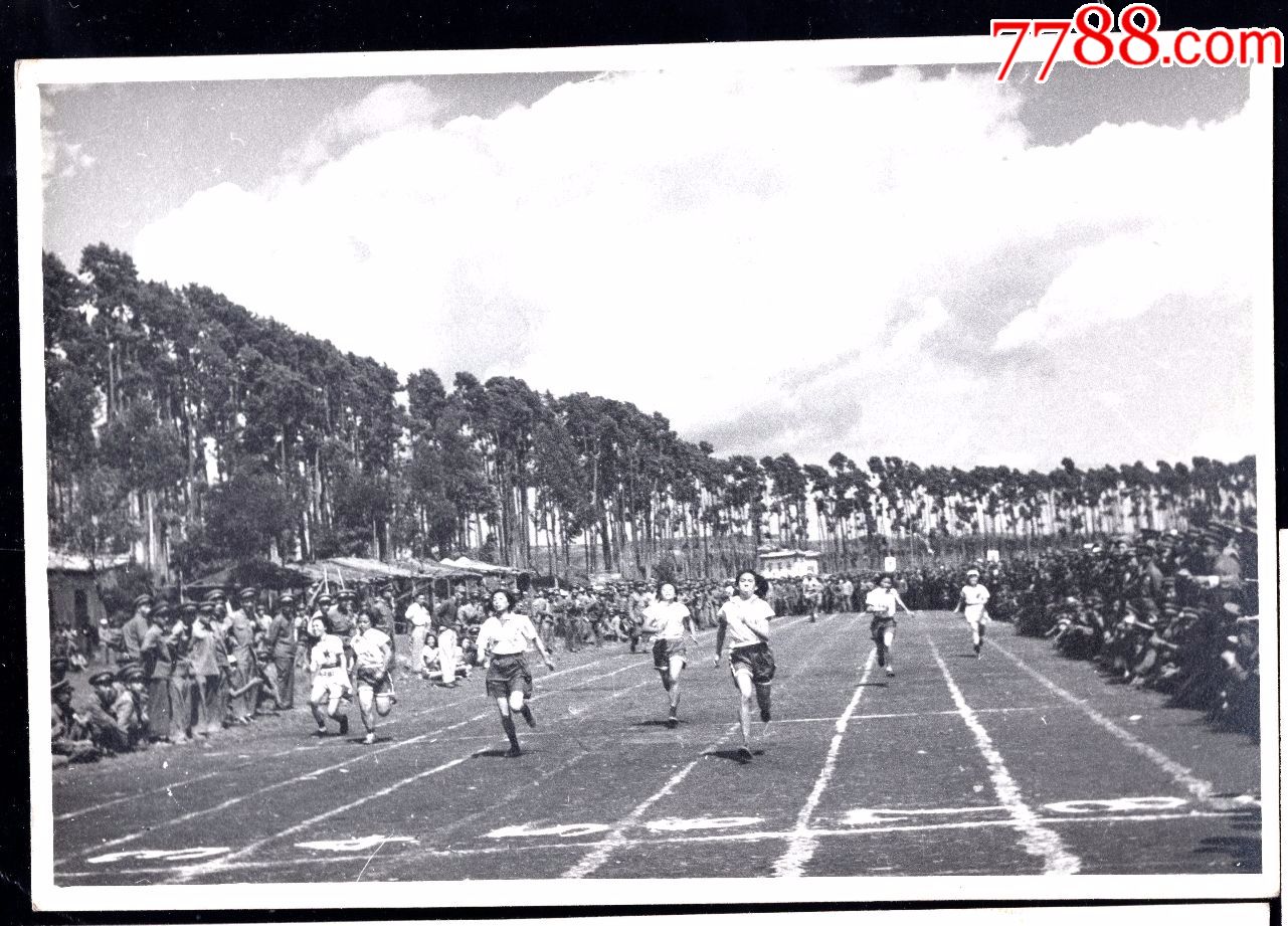 50年代初解放军体育比赛照片10张(尺寸约10*145厘米),老照片