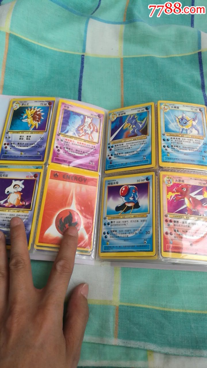 神奇宝贝闪卡一册(120张)