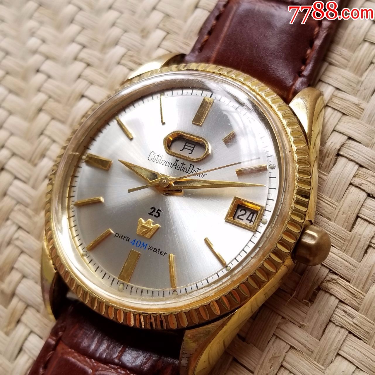 日本西铁城-皇冠7系列-自动机械男表