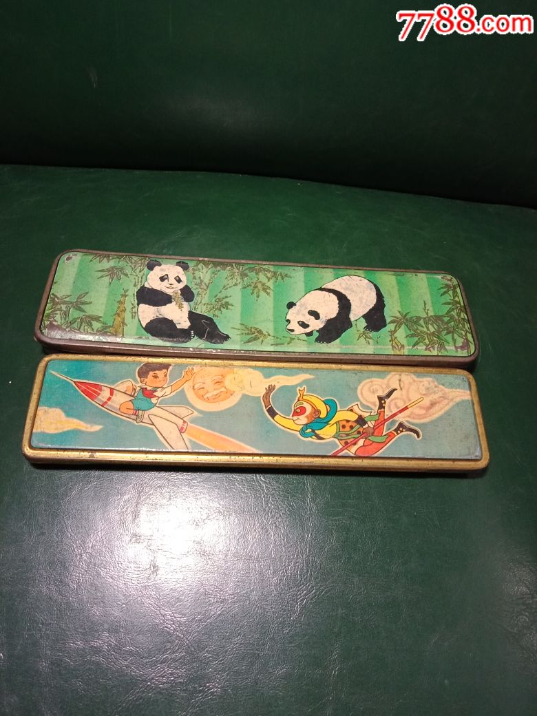两个铁皮文具盒_价格50元【夜上海老物件】_第1张