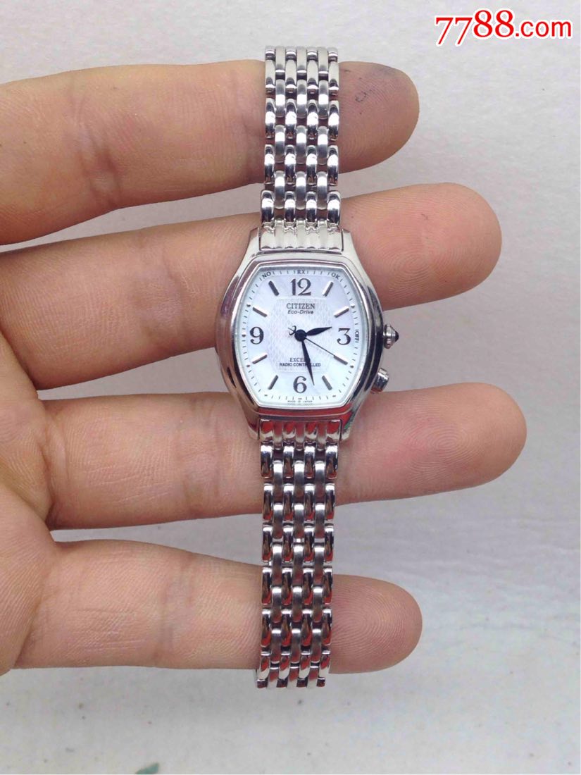 美品【高等EXCEED西铁城女士光动能腕表经