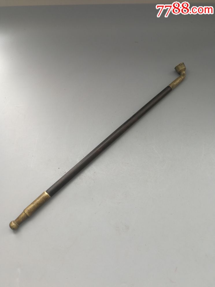 民国花梨木铜烟杆