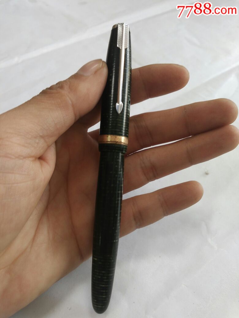 派克14k花杆金笔一支,钢笔_第1张