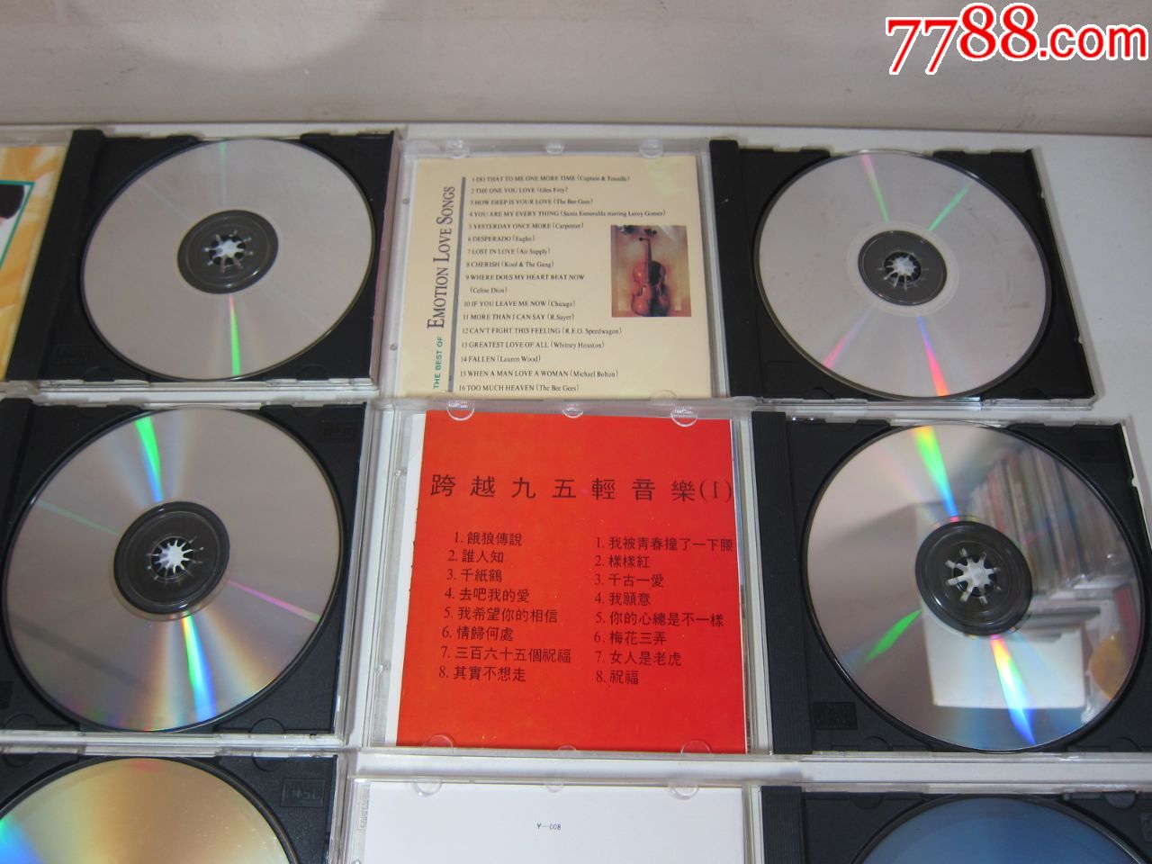 CD光盘12盒,经典CD,口哨琴王,情歌精选,杜聪