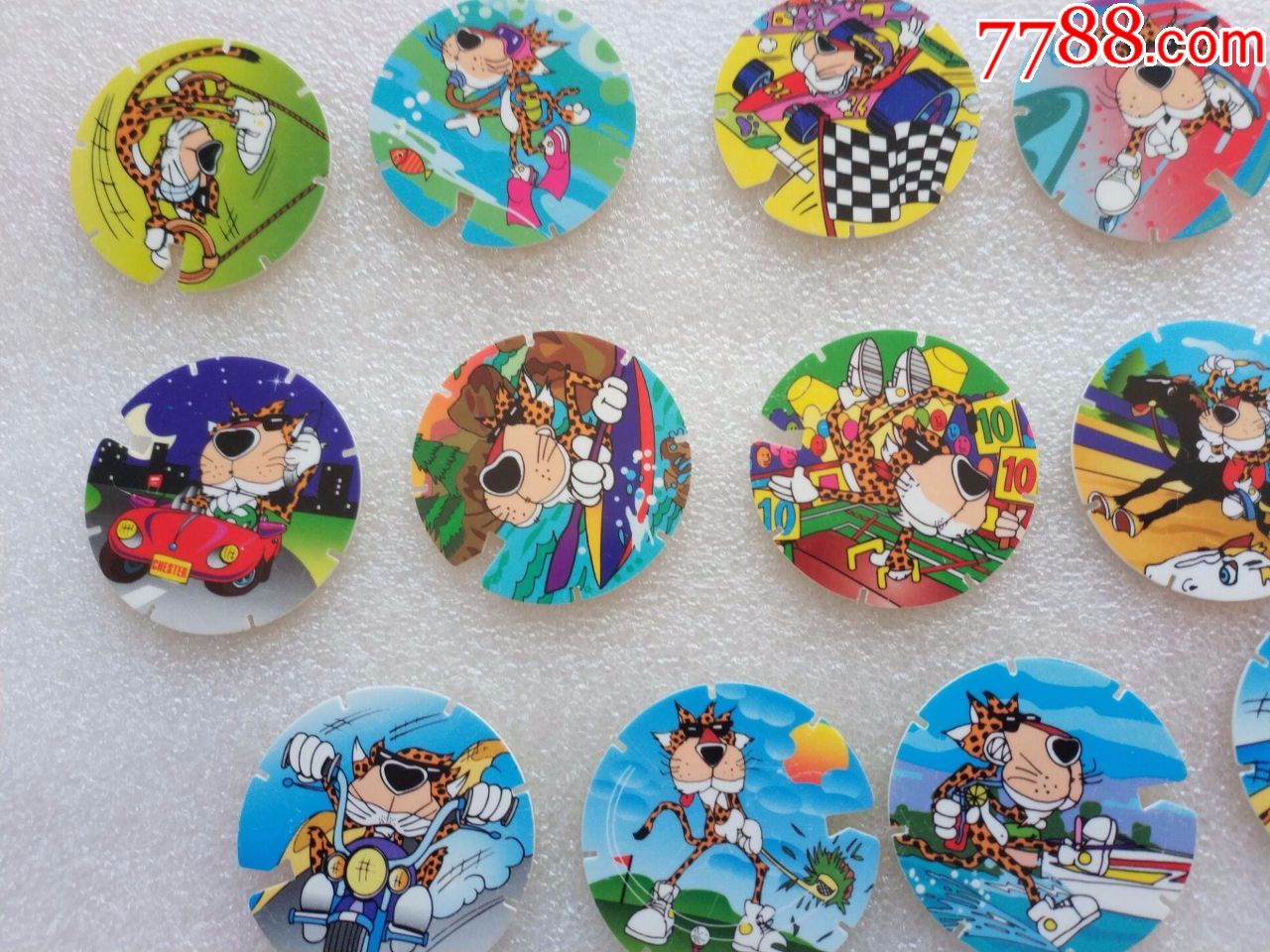 奇多天族运动天族14张不重复品好