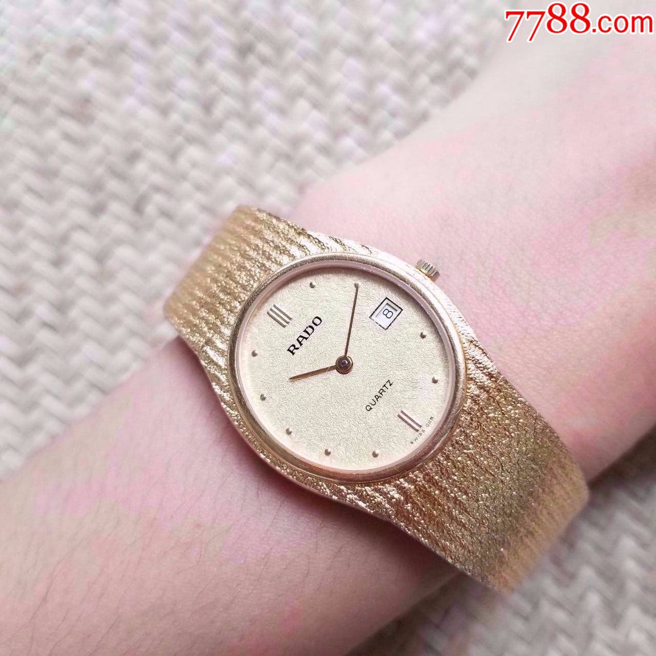 一体全包金】瑞士rado雷达-石英-中性-男/女表-au17295045-手表/腕表