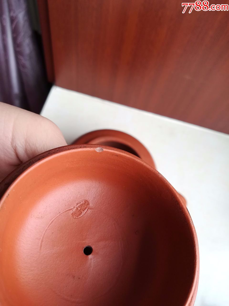 怀旧经典收藏陶中瑰宝朱红紫砂壶