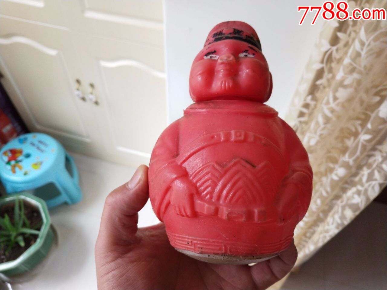 九品芝麻官不倒翁一个,完好,品相不错.看图