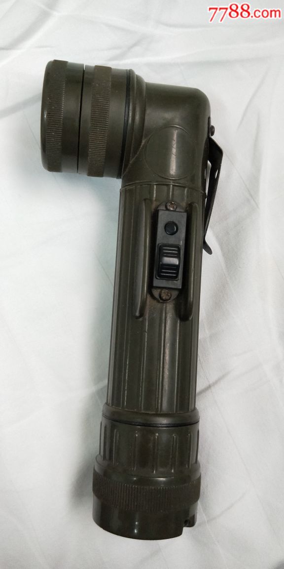 二战美军l型转角手电tl122型信号红蓝绿桔色_手电筒【大宇现代收藏】