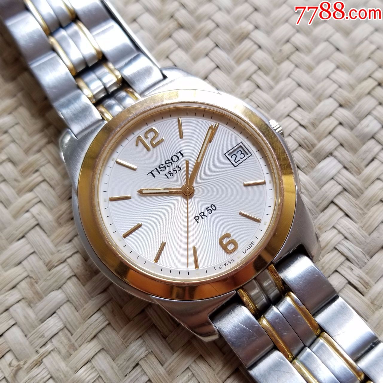 细腻立体唱片纹盘】瑞士tissot天梭-pr50系列-石英男表