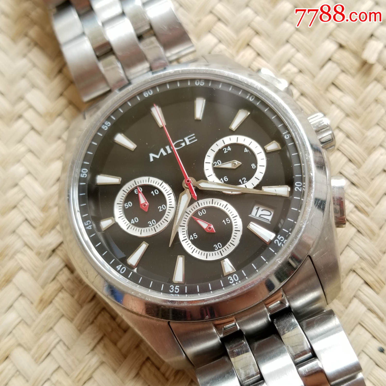 mige米格-精密计时码-石英男表-au17434898-手表/腕表-加价-7788