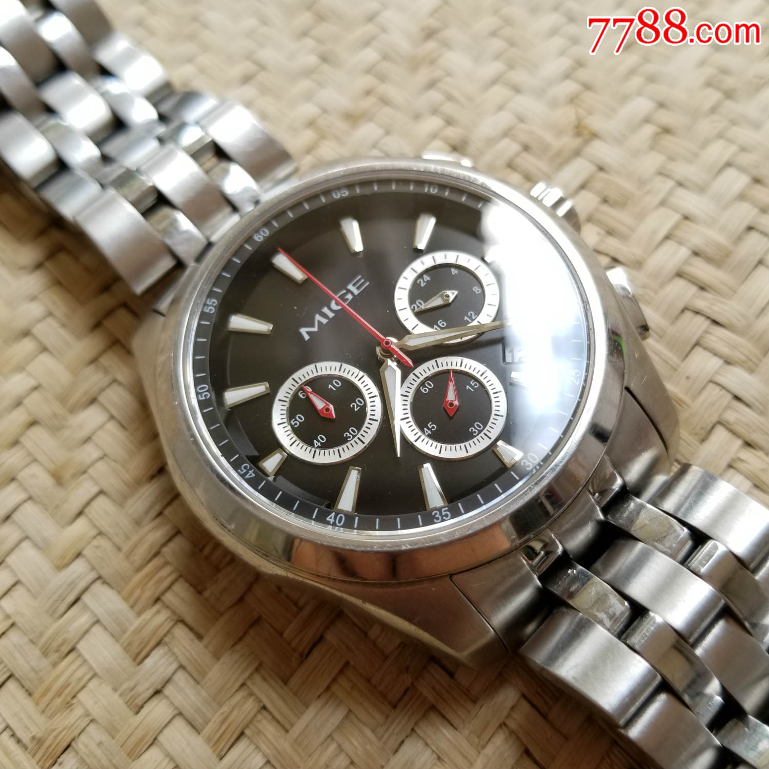 mige米格-精密计时码-石英男表-au17434898-手表/腕表-加价-7788