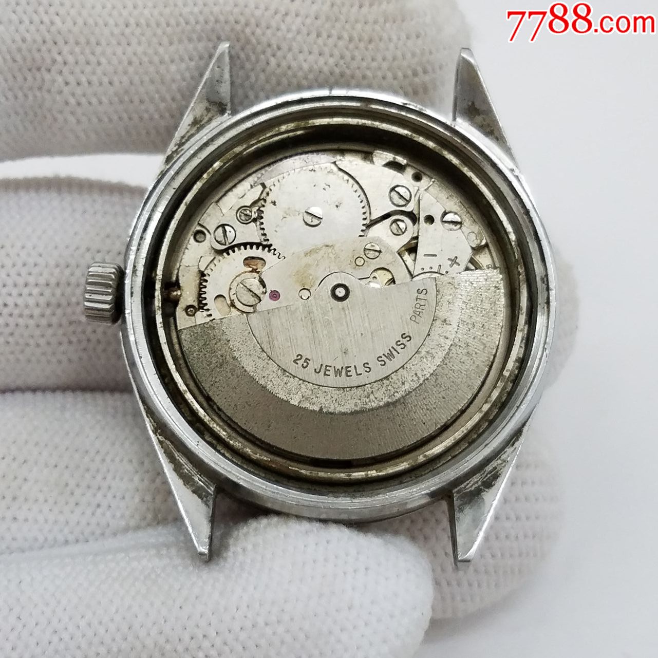 瑞士swan自动机械男表【2066机芯】【不走,晃晃摆轮能转动】