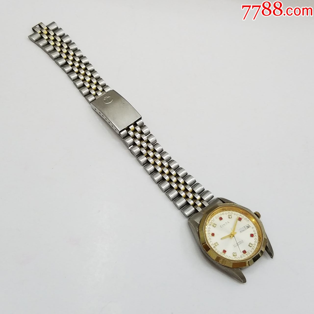 cinta自动机械男表【透明底盖,金机芯】【晃晃能走一两步】,手表/腕表