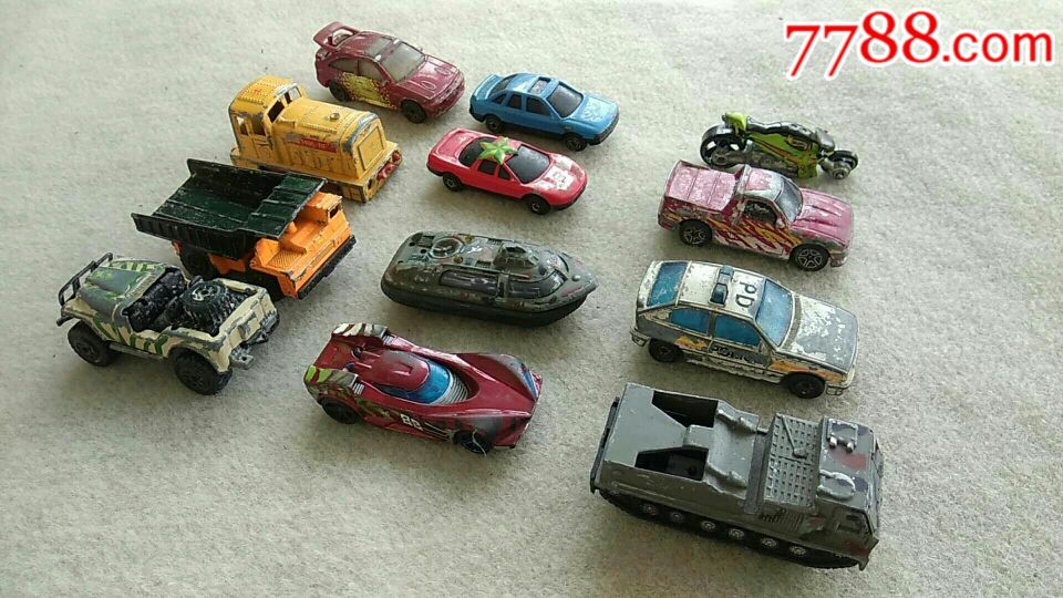 80年代合金小汽车12个_其他传统玩具_第1张