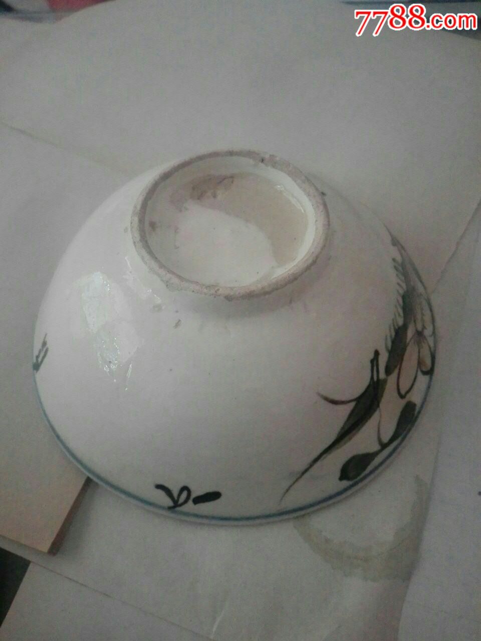 一个民国时期的粗瓷碗