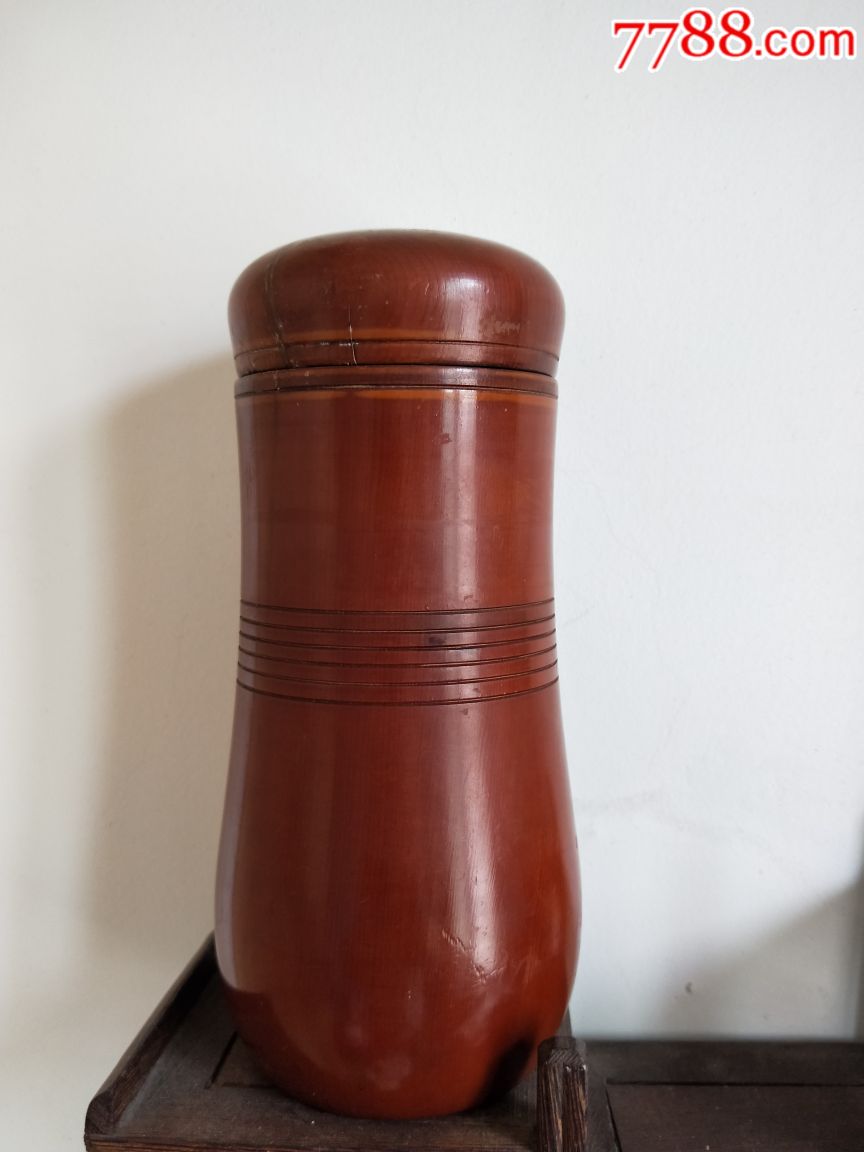 红杉木茶杯手工非遗木制水杯保健杯