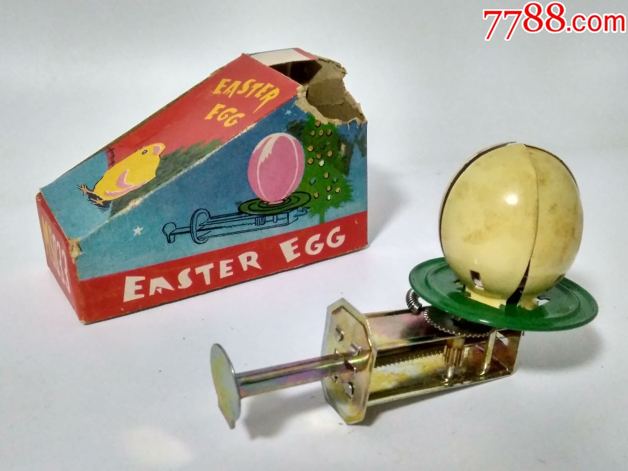 中文手绘盒小鸡出壳,盒子有损,玩具全新