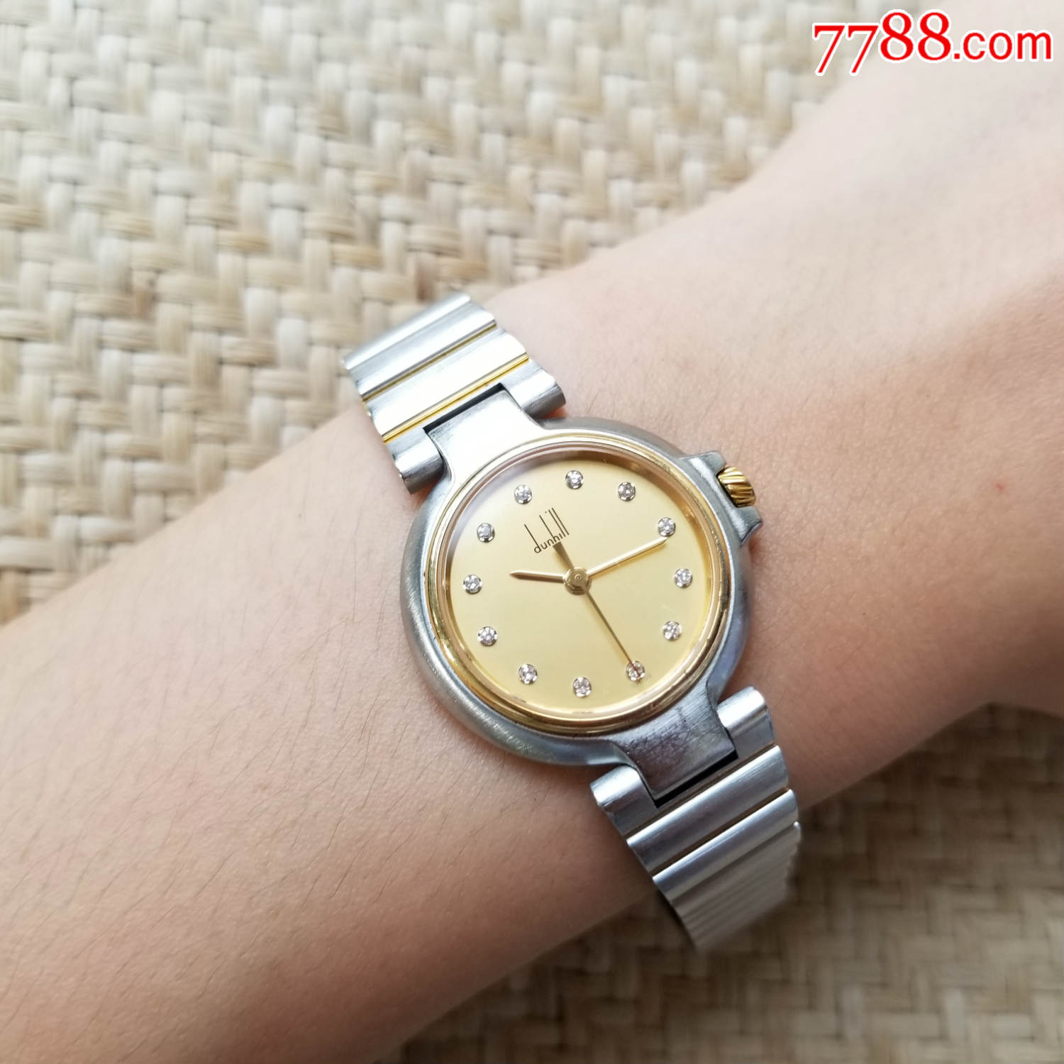 世界奢侈品大牌:法国dunhill登喜路-石英-女表-au17521831-手表
