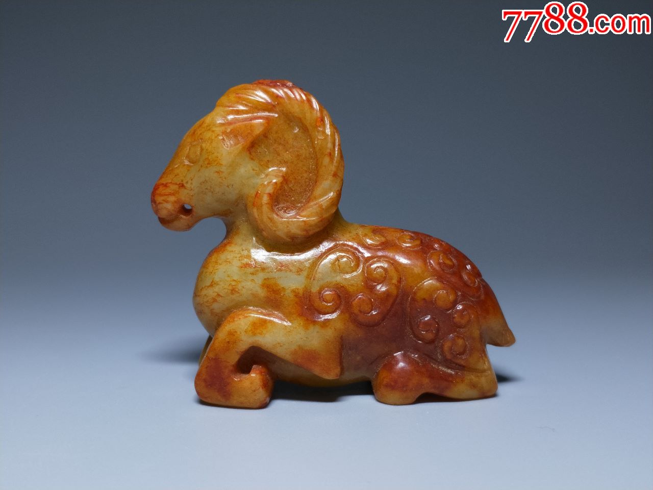 【精品战汉和田老玉羊】