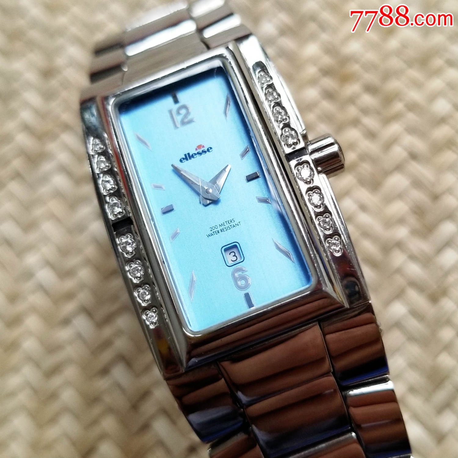 【独特大号方形表壳设计】意大利时装大牌ellesse艾力士