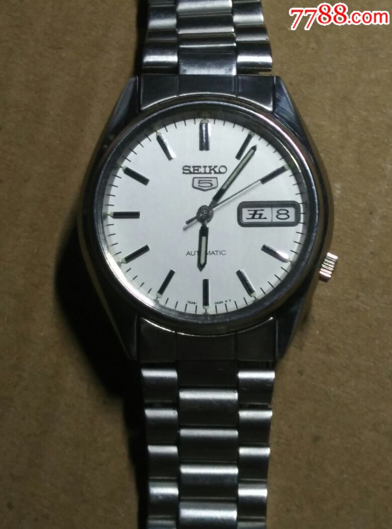 成色极新正品精工7s26自动机械表,表径35mm,走时准确