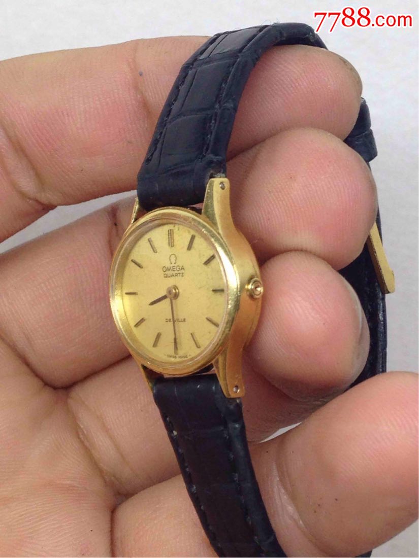 罕见18★750黄金【omg经典★欧米茄★18k罕见女士石英腕表】【赤壁