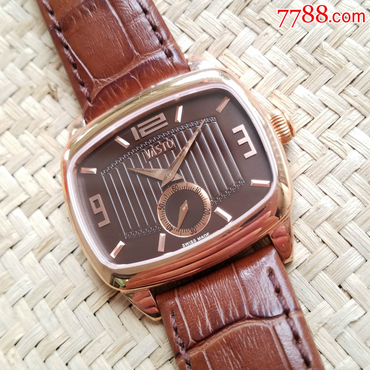 vasto华斯度-盛世系列-小三针设计-石英男表,手表/腕表_第1张