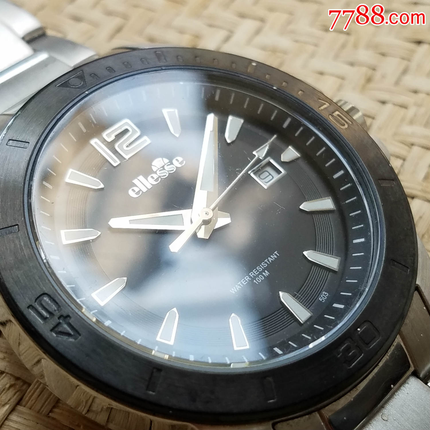 轨道表盘】-意大利时装大牌ellesse艾力士-石英男表,手表/腕表_第2张