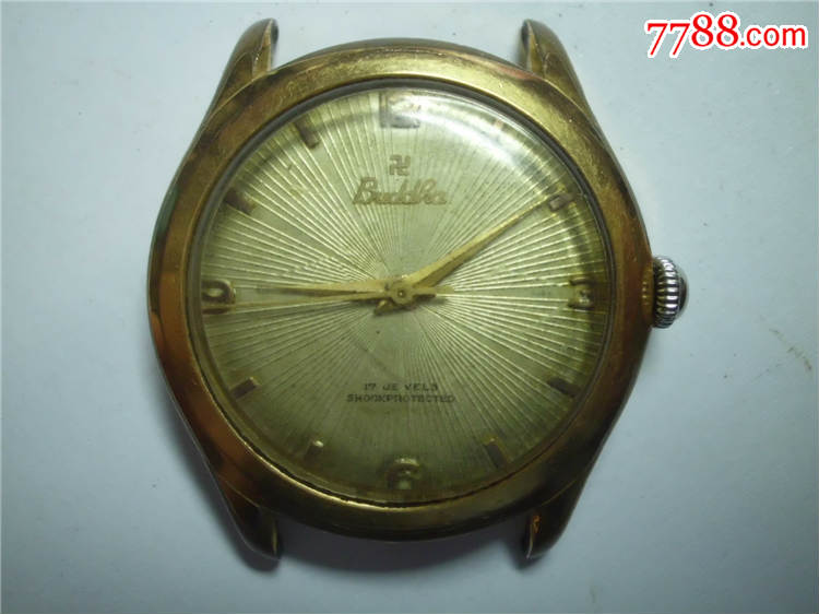 "包金"瑞士buddha,"花纹"字盘_手表/腕表_第1张