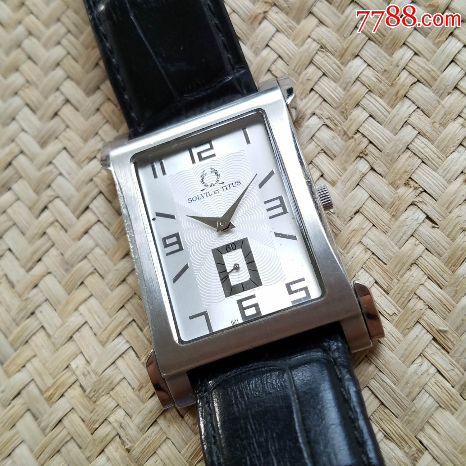 【优雅长方拱形表壳】【复古小三针】titus铁达时-天长地久系列-石英