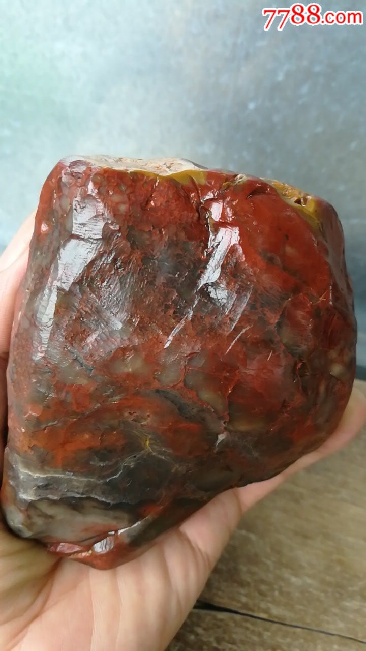 寿山高山五彩玛瑙原石