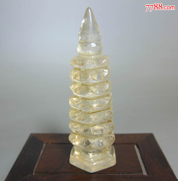天然水晶佛塔&摆件