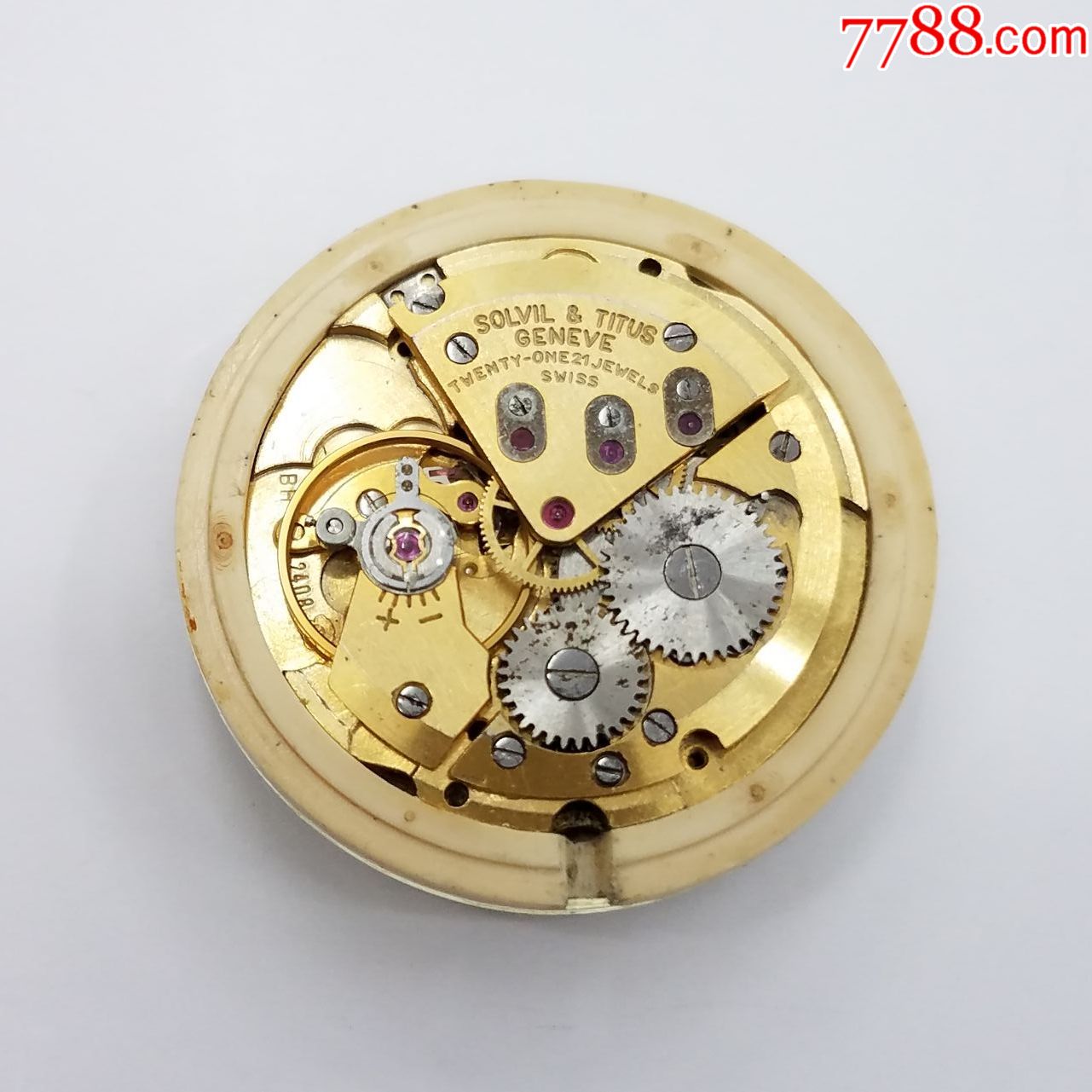 瑞士天梭手动上链机械男表【瑞士eta21钻2408金机芯】【能走时,能手动