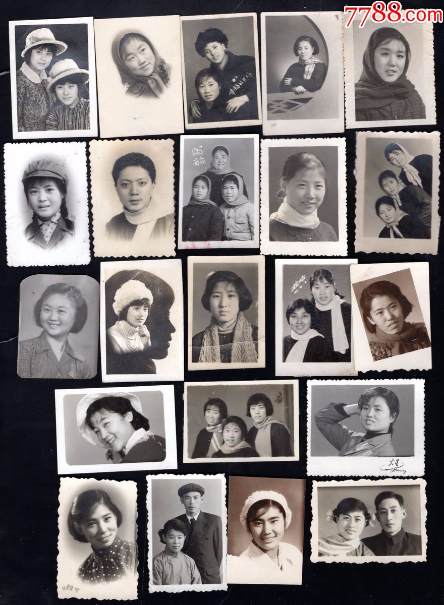 美女老照片22张(尺寸约3.6*5-4.7*5.6厘米)