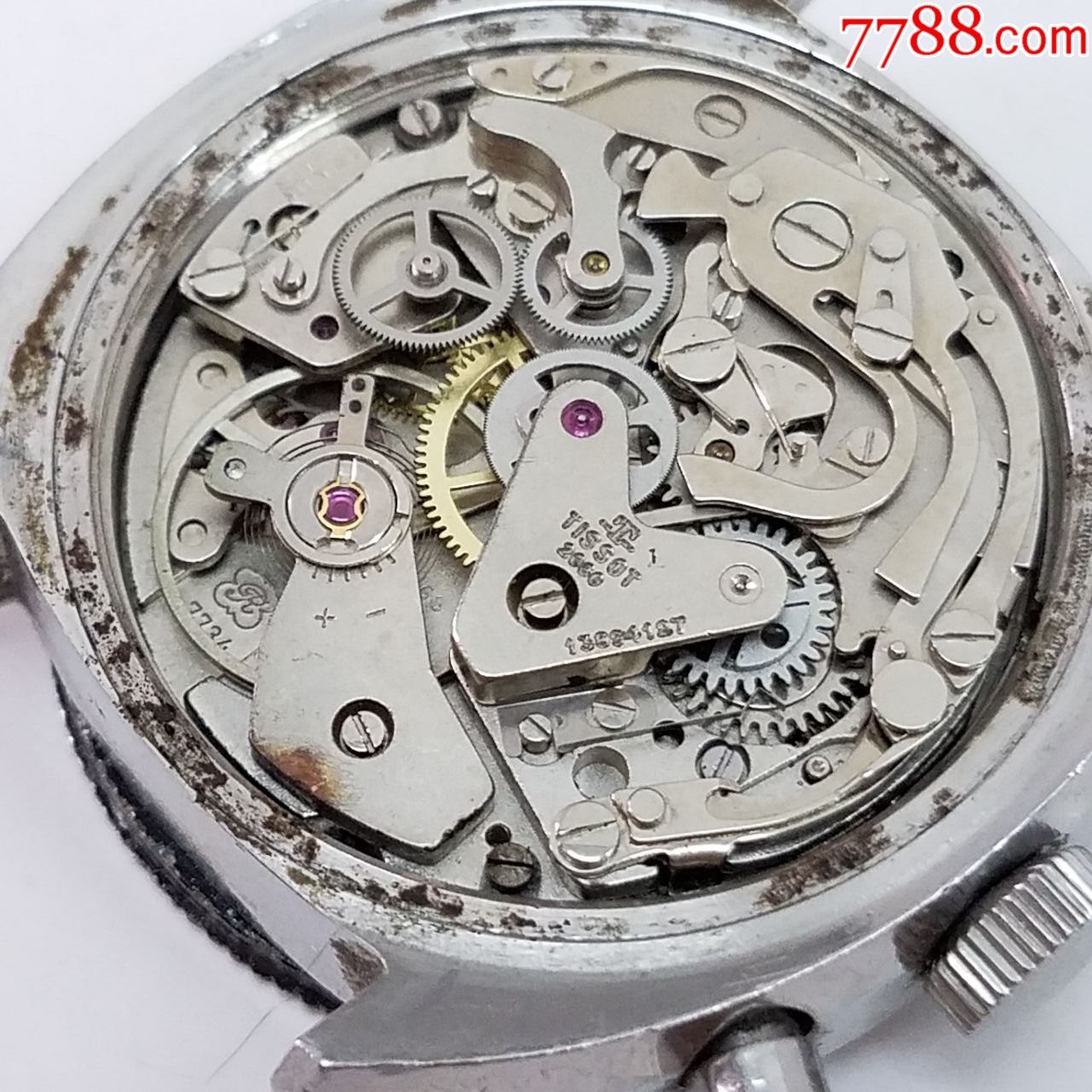 瑞士天梭海洋之星系列手动上链机械计时码表【搭载瑞士原装7734机芯