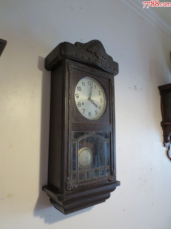 民国时期国产仿德国11花老挂钟(75厘米)