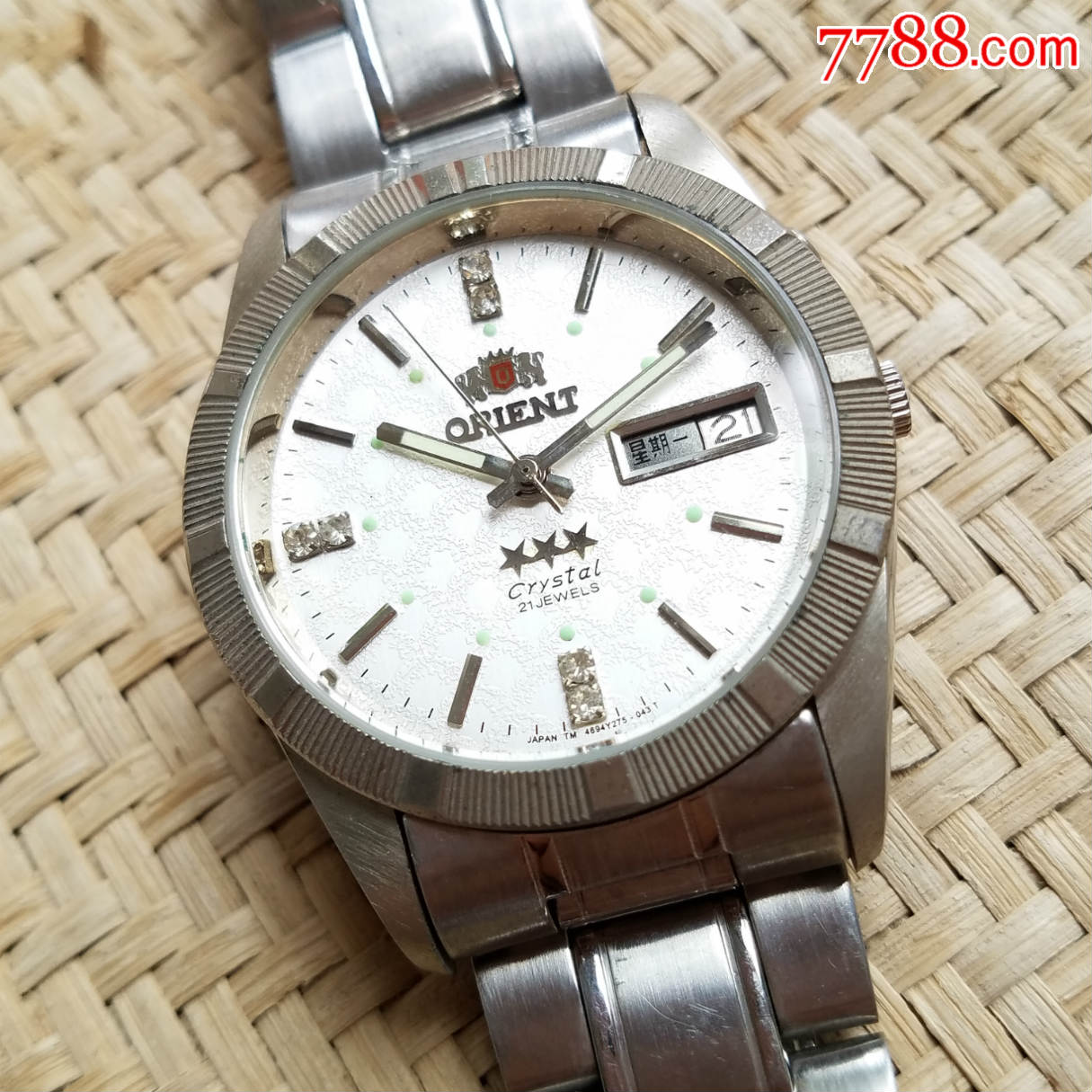 日本orient东方双狮-三星系列-自动机械男表-au17637546-手表/腕表