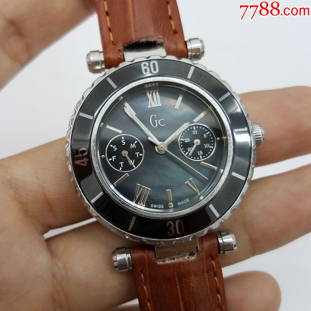 gc石英女表【搭载瑞士进口机芯】【漂亮贝壳面表盘】,手表/腕表_第1张