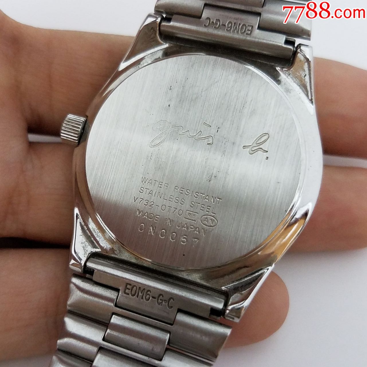 【美品,近乎全新】【法国时尚品牌】阿尼亚斯贝agnesb石英男表