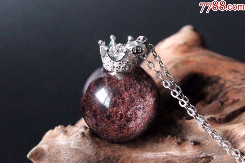 全净体红幽灵聚宝盆吊坠