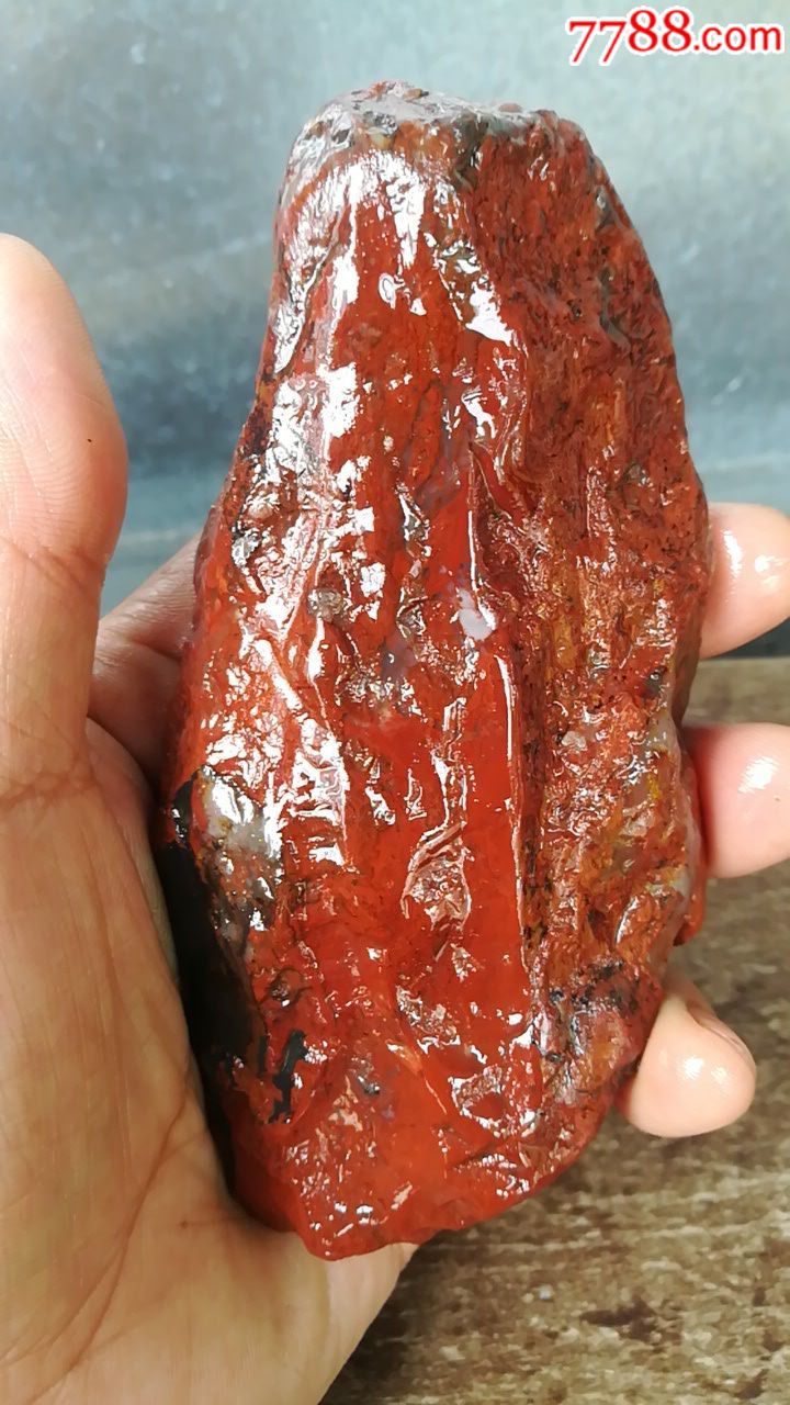 寿山朱砂高山原石(旧料)