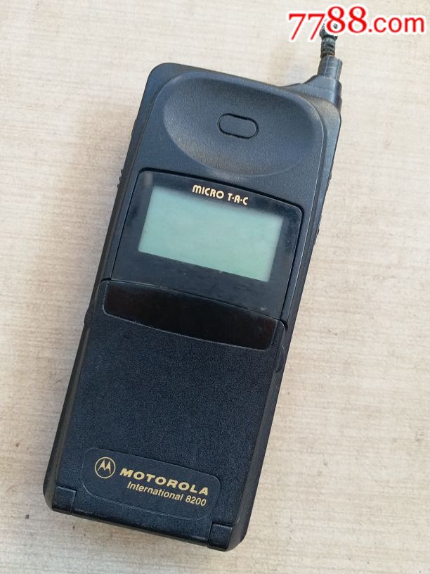 老摩托罗拉8200型手机无电功能不详就当配件机卖