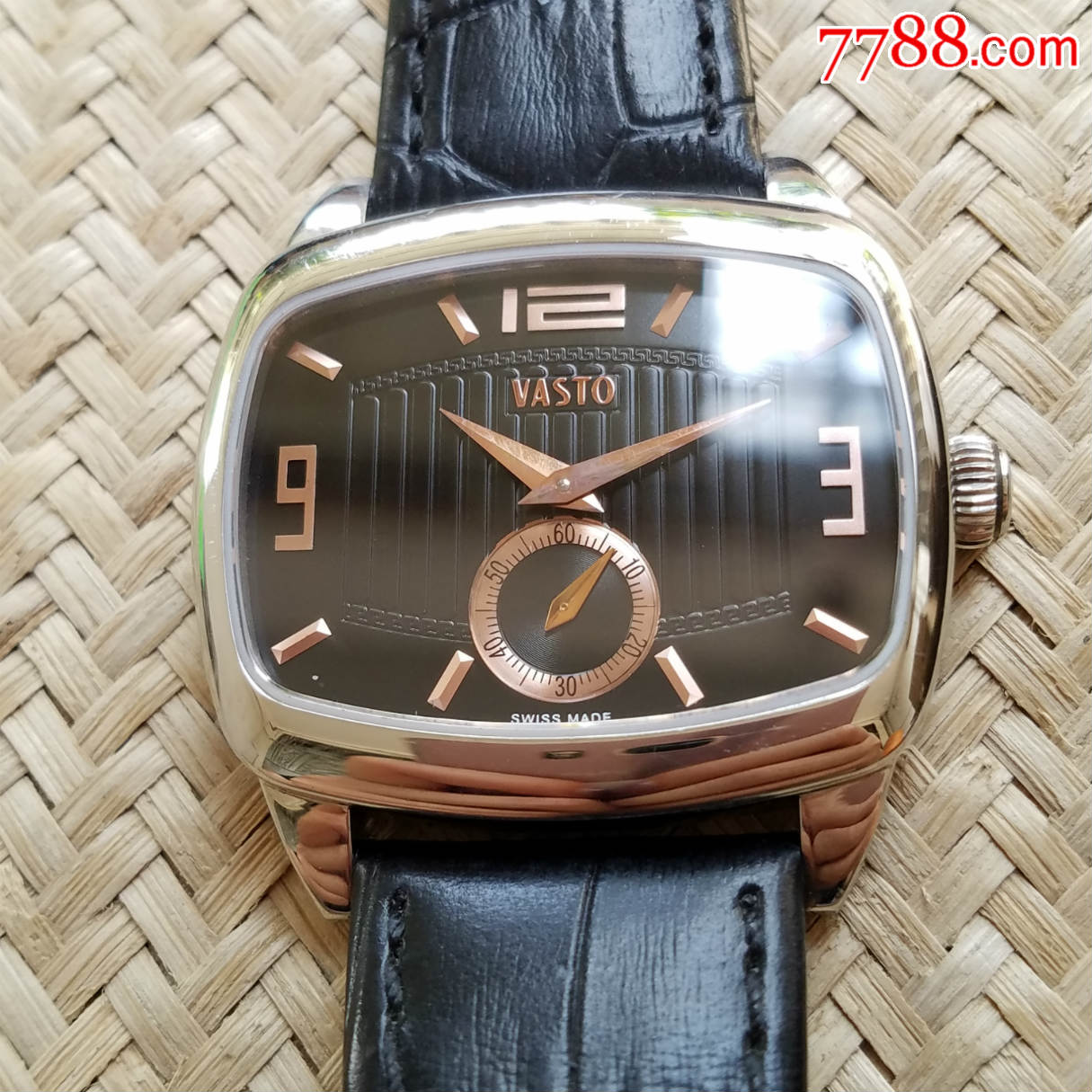vasto华斯度-盛世系列-小三针设计-石英男表,手表/腕表_第2张