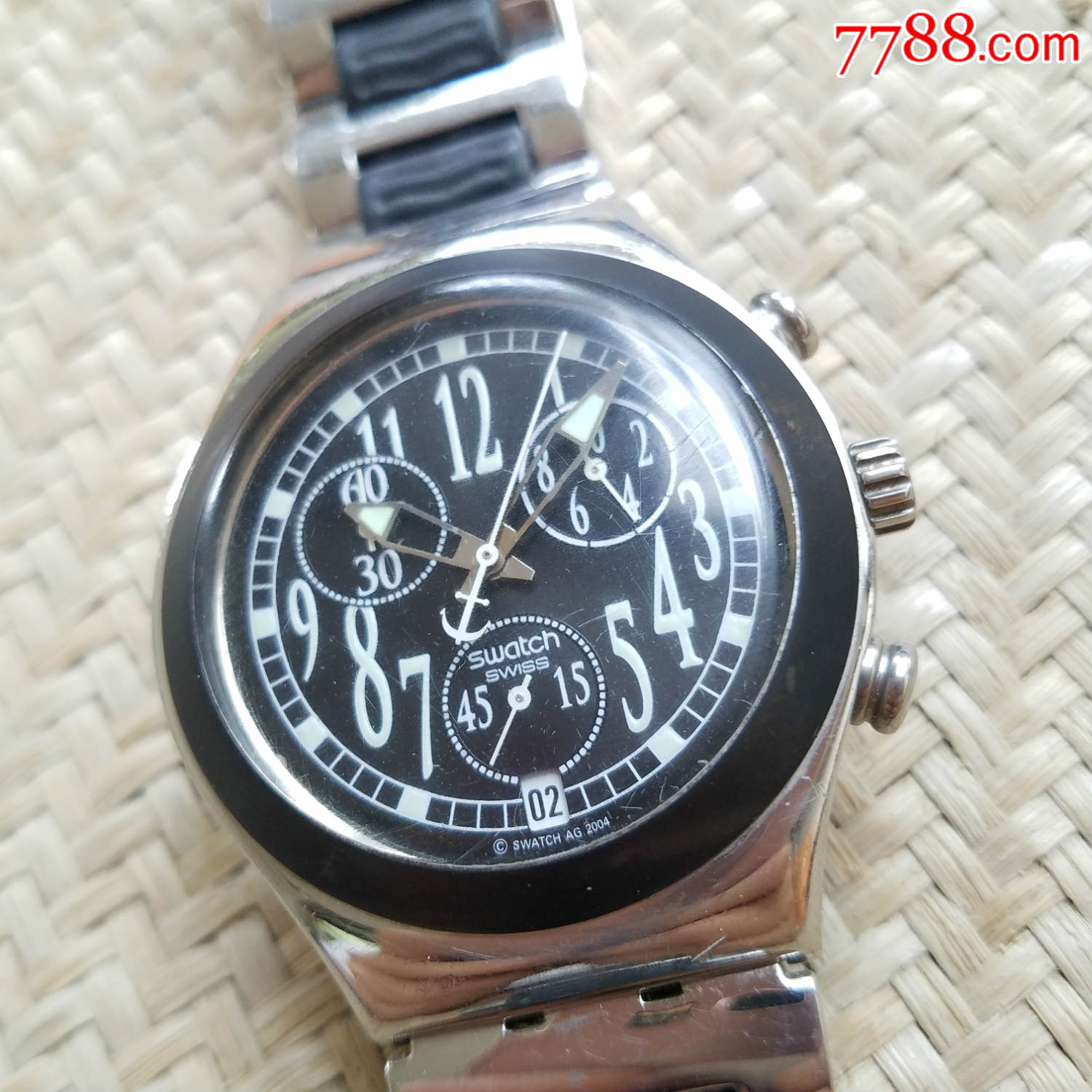 【瑞士v8认证eta】瑞士swatch斯沃琪-精密计时码-石英男表_手表/腕表
