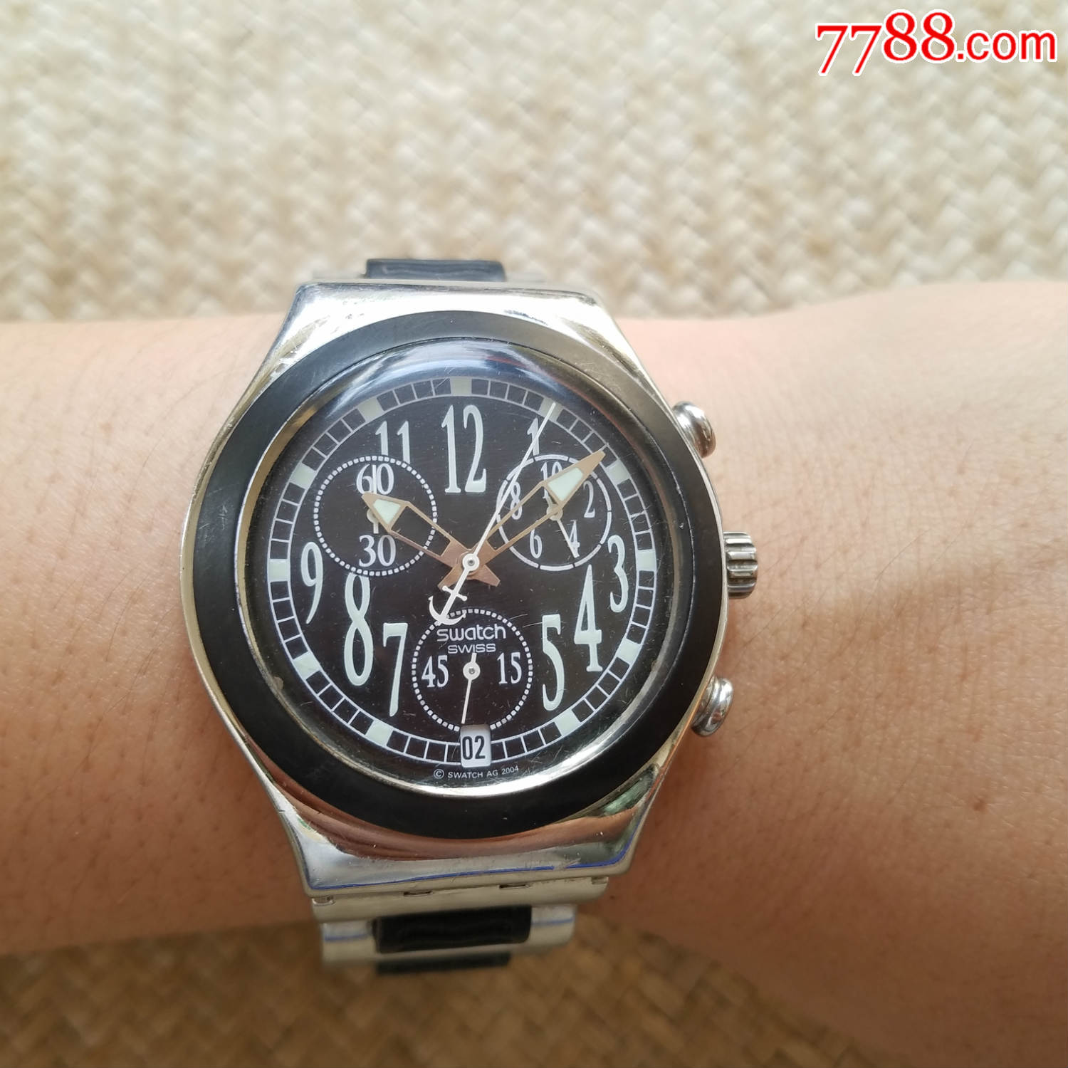 【瑞士v8认证eta】瑞士swatch斯沃琪-精密计时码-石英男表