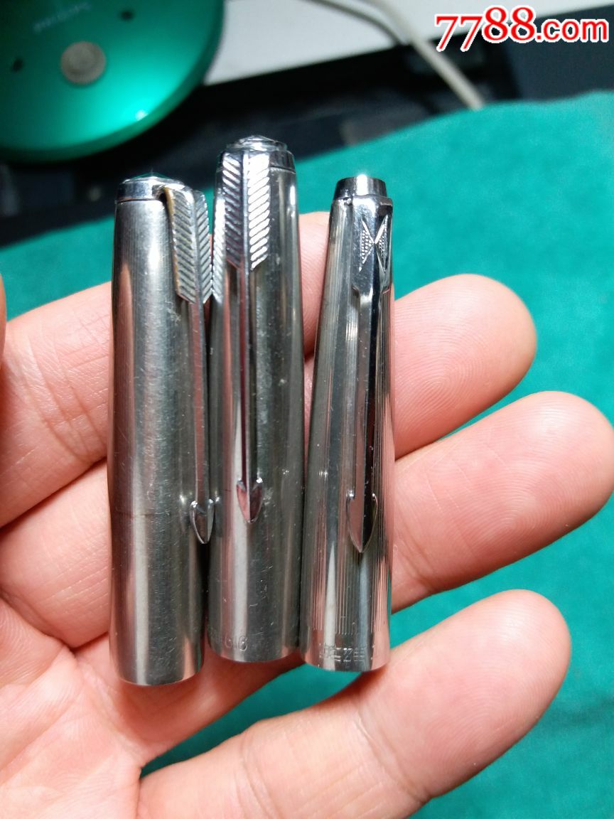 钢笔帽3只只一起出,英雄牌,配件出