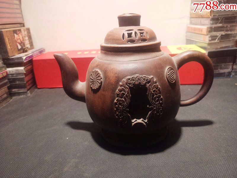 福記,老茶壺一件,紫砂壺_第1張